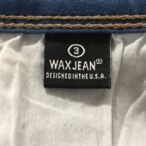 WAX 3 Button Push Up Skinny Jeans - Picture 5 of 5
